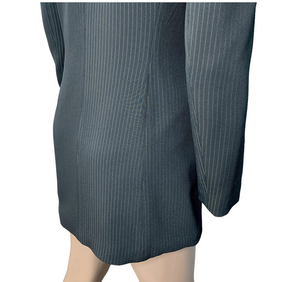 Alex Garfield Vintage Button Down Blazer Suit Jacket Women Size 4 Blue P… - Picture 11 of 16